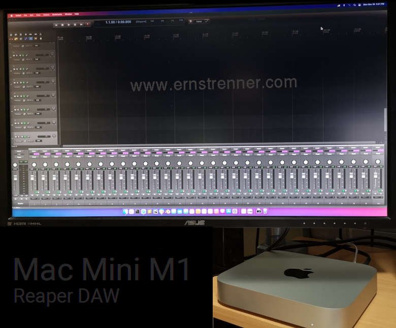 mac mini m1 reaper audio