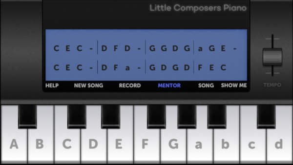 little composers piano app ui
