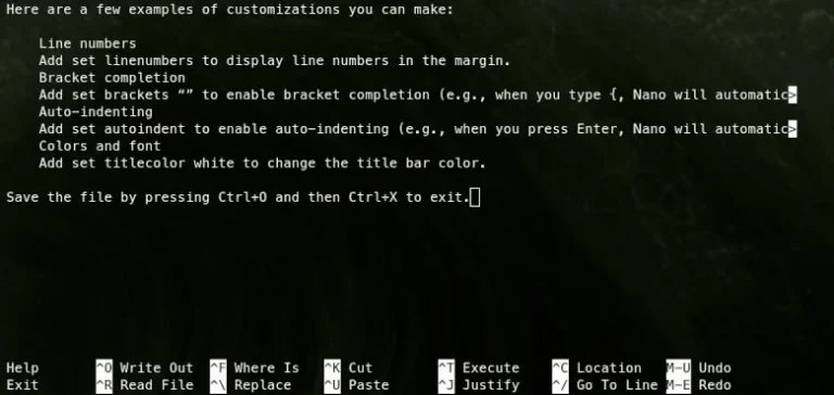 learning Nano a Powerful Text Editor for Linux