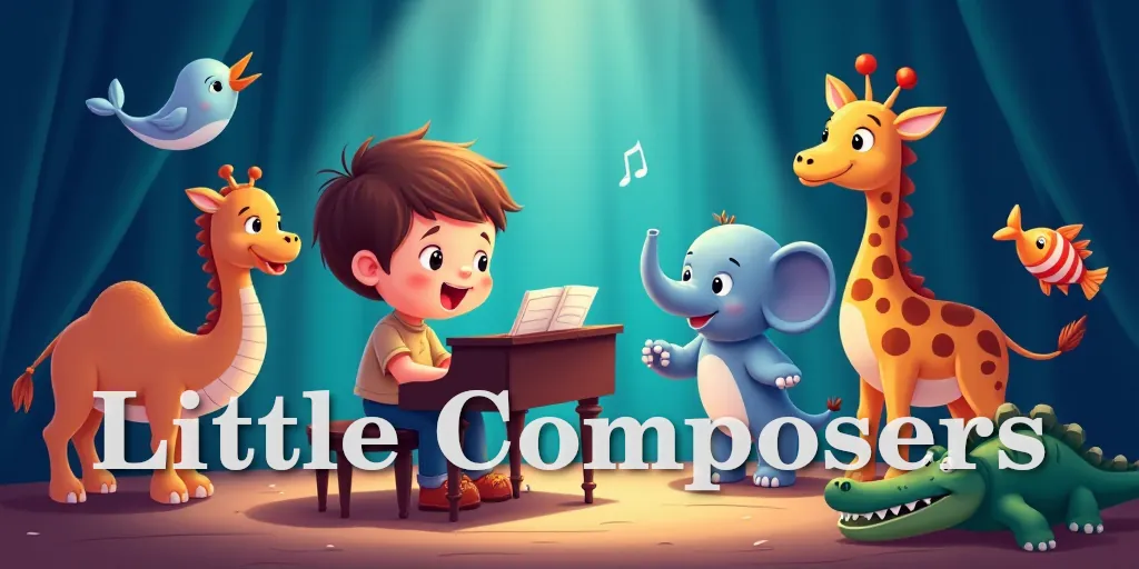 Little Composers best free piano app for kids banner