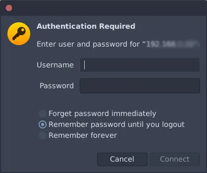 Screenshot showing SFTP login with Thunar XFCE. Demonstrates seamless remote file management over SSH.