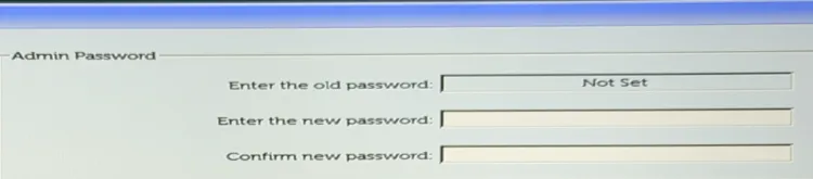 how and where to set BIOS hard drive password